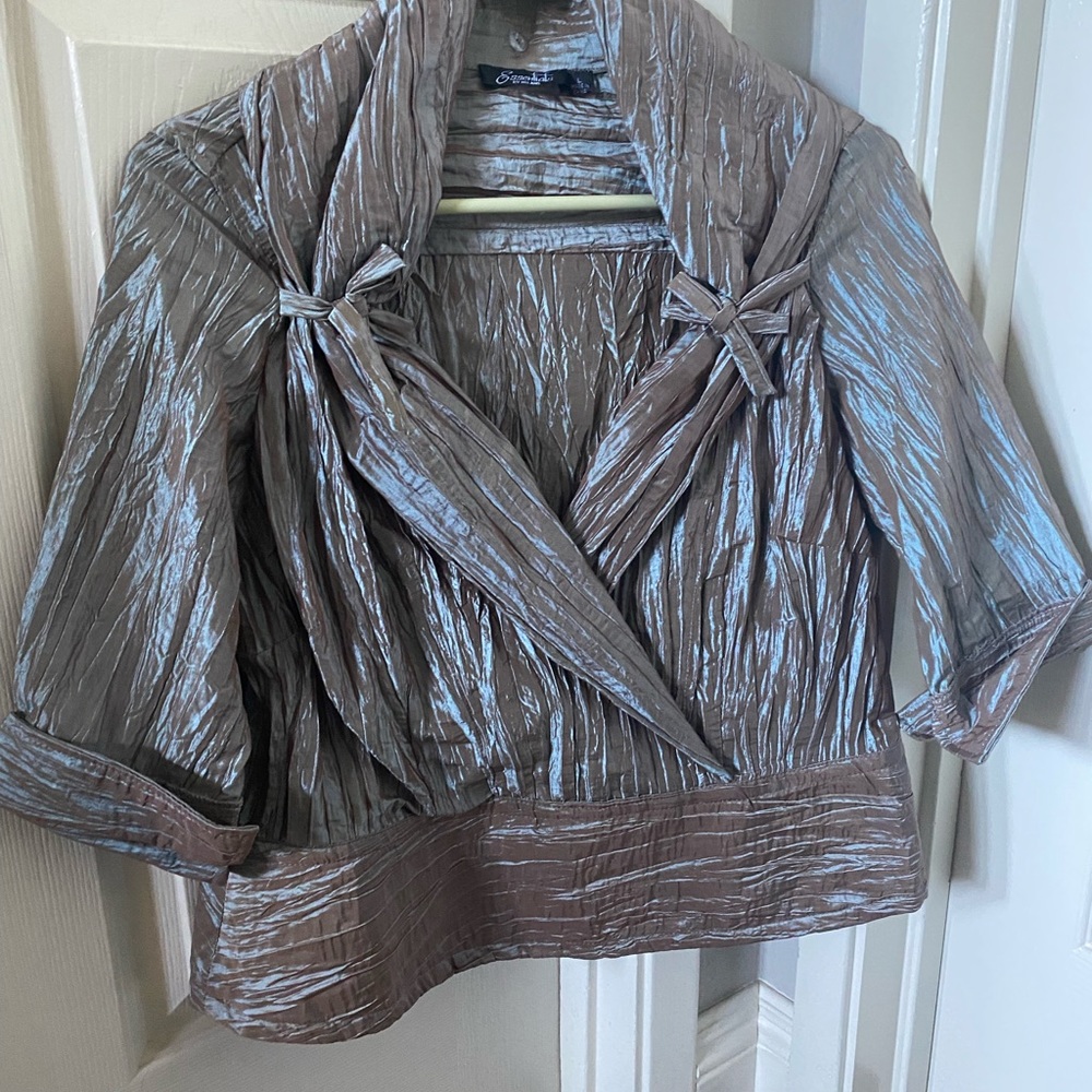 Essentials by Milano blouse.  Size L.